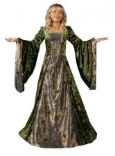 Ladies Medieval Renaissance Costume and Headdress Size 16 - 18
